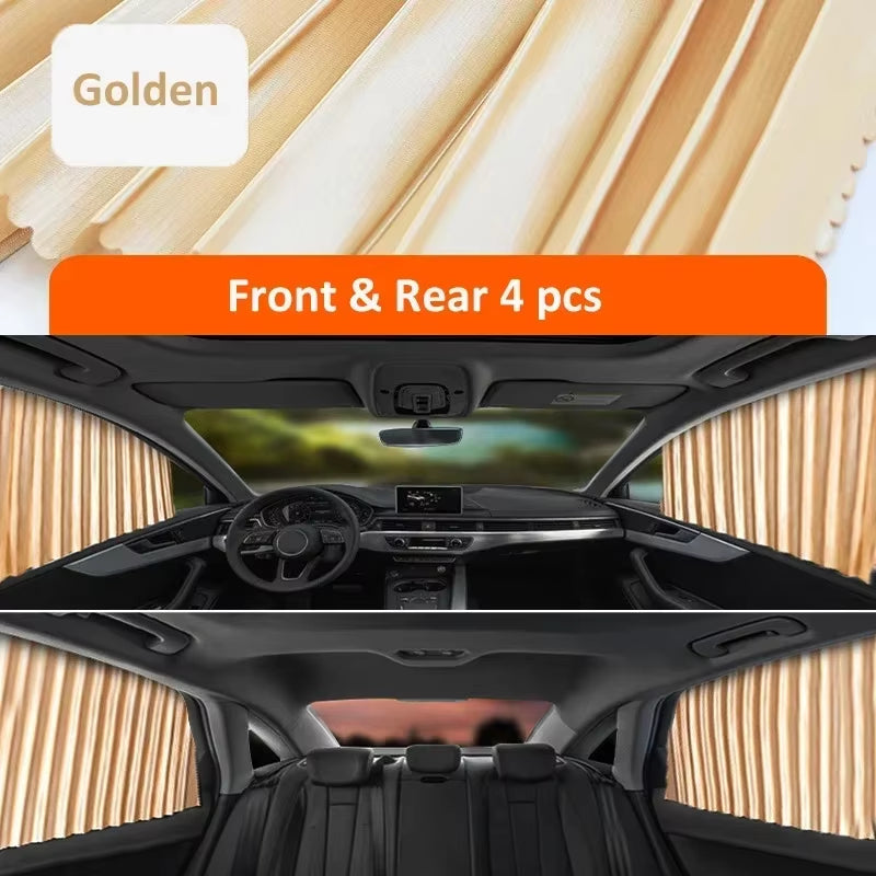 ShadeGuard™ Magnetic Car Window Sunshade – Cool, Private, Protected. InstantlyMagnetic Car Sunshade Window Curtains Auto Window Sun Shade Privacy Sun UV Protection Window Shield Car Interior Accessories