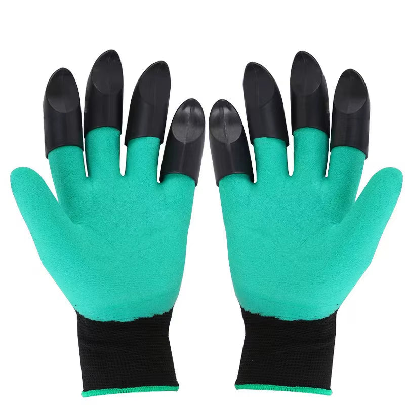 ClawMaster Garden Gloves – Digging & Planting Gloves with Non-Slip Grip and Built-In Claws