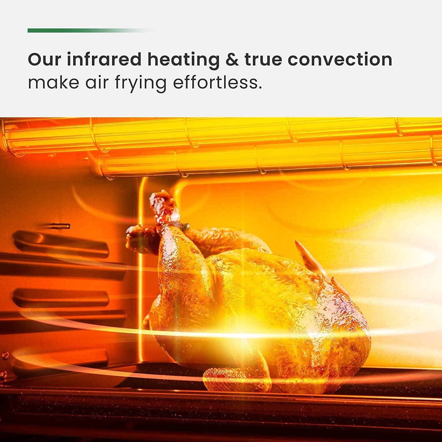 26.3 QT/25 L Extra-Large Smart Air Fryer Toaster Oven, 10-In-1 Convection Countertop Oven Combination, Black Matte Stainless Steel